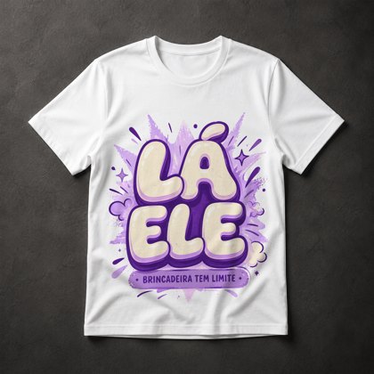 Camiseta Lá Ele Brincadeira