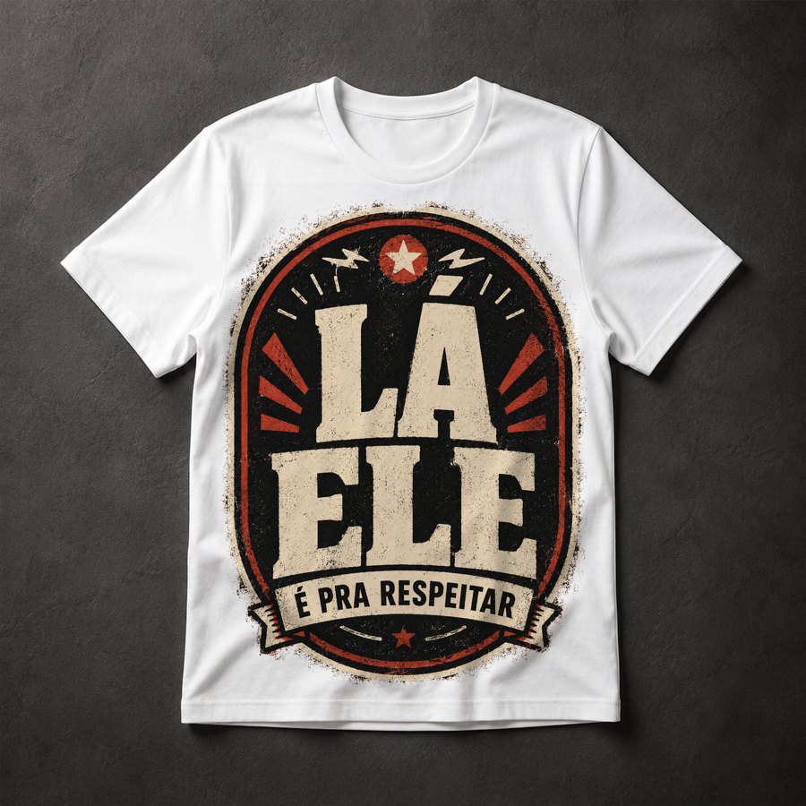 Camiseta Lá Ele É Pra Respeitar