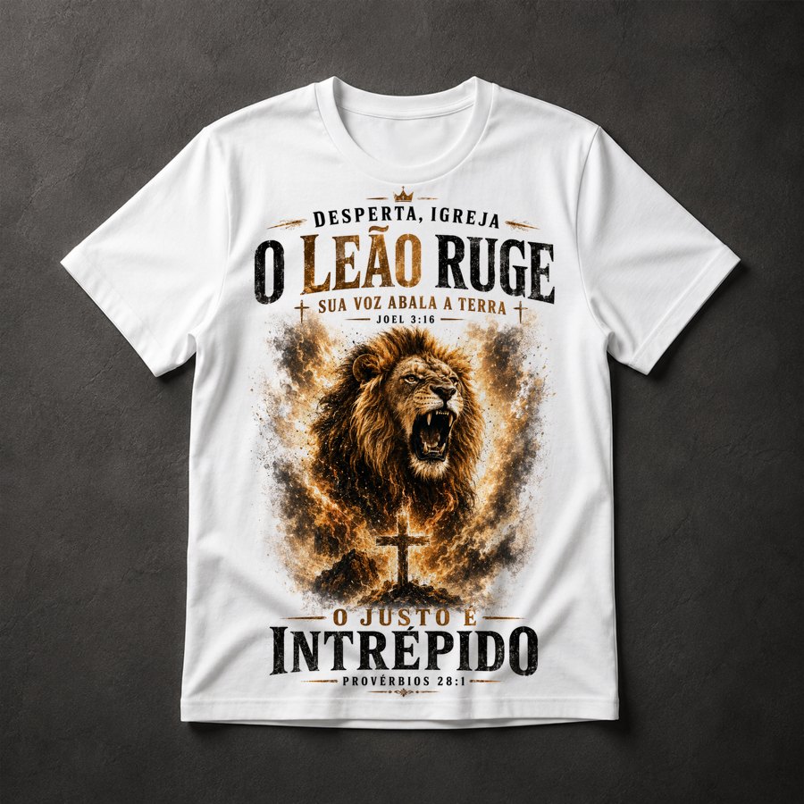 Camiseta Leão Cristão
