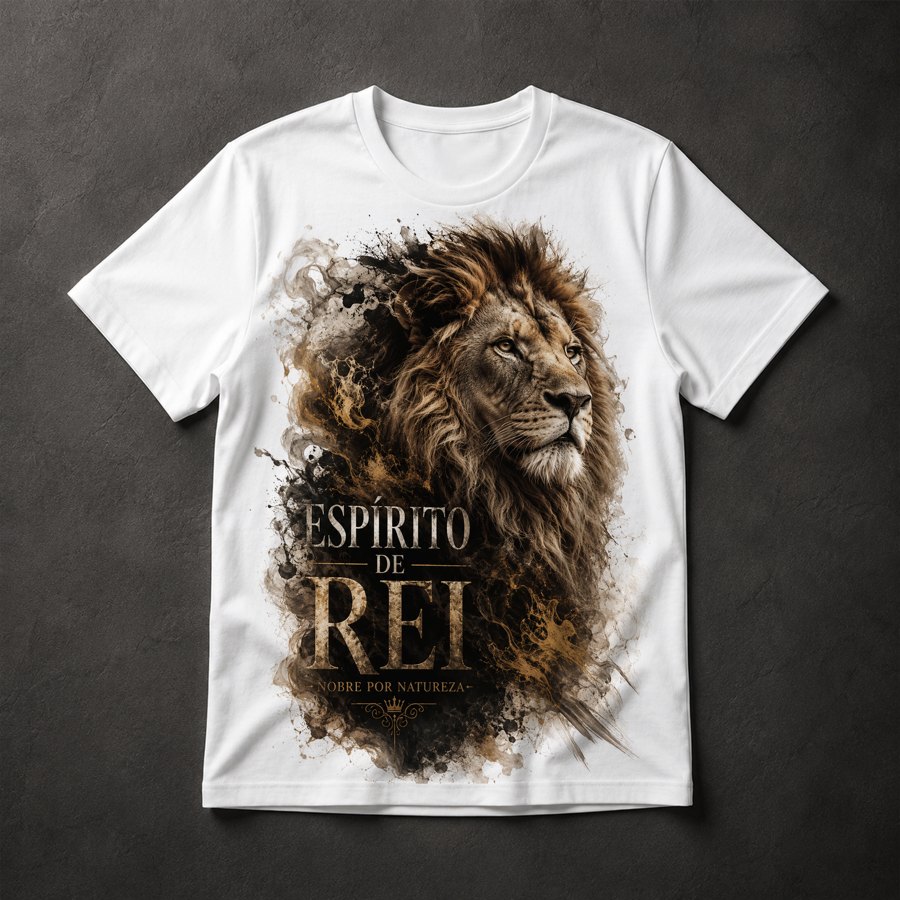 Camiseta Leão Rei