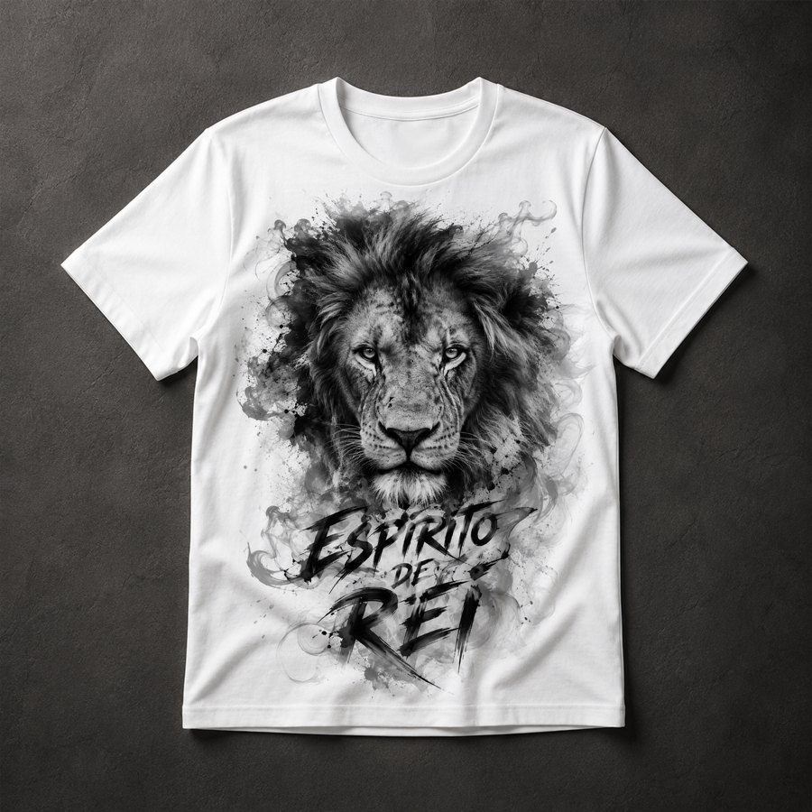 Camiseta Leão Espírito de Rei