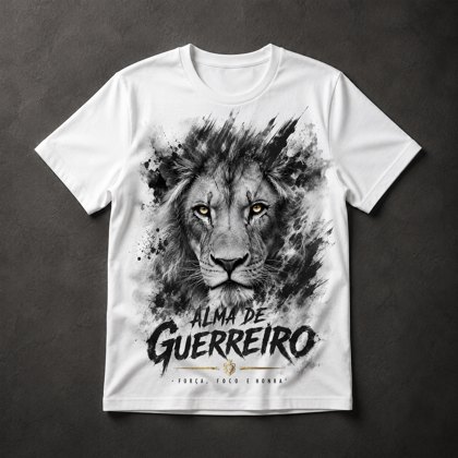 Camiseta Leão Guerreiro