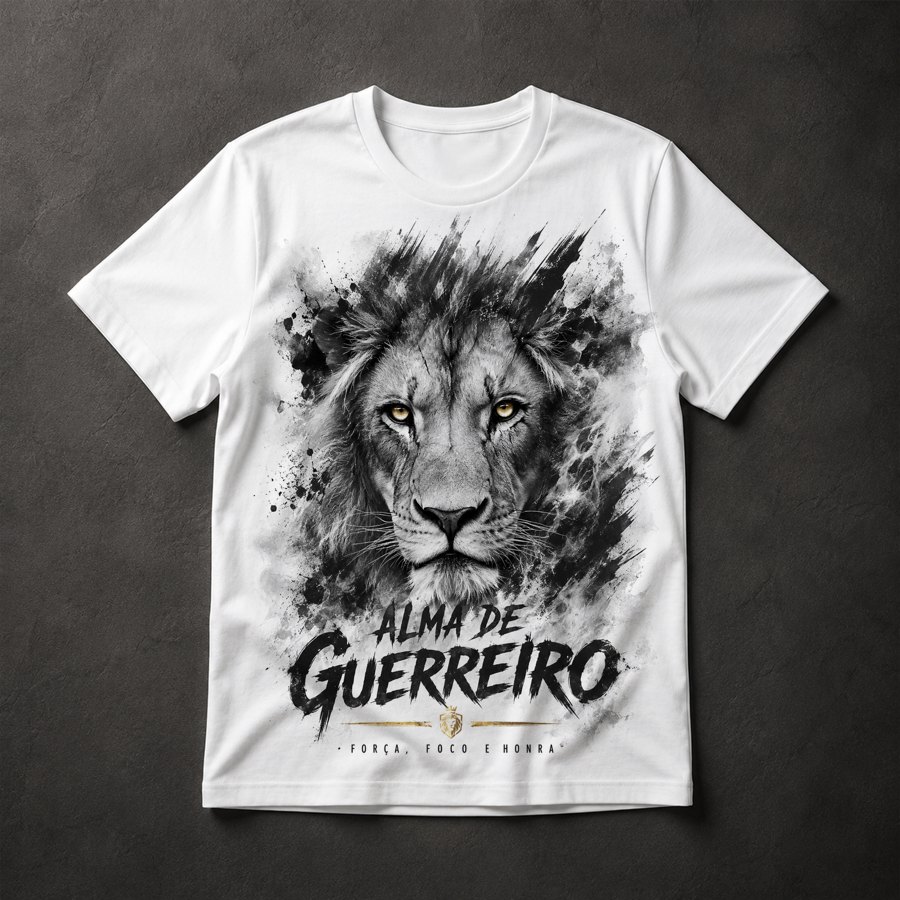 Camiseta Leão Guerreiro