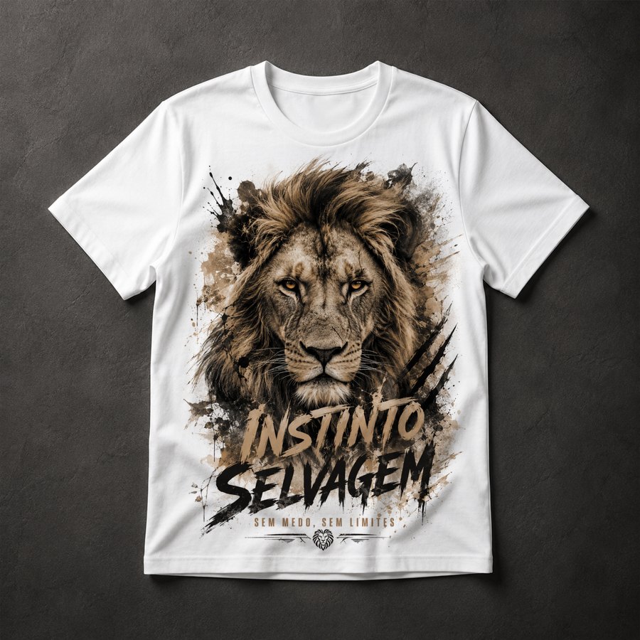 Camiseta Leão Selvagem
