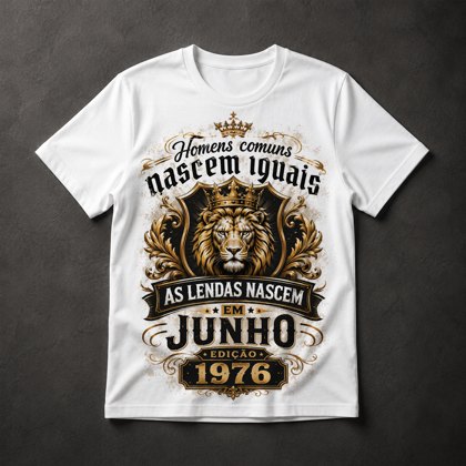 Camiseta Aniversário Lenda