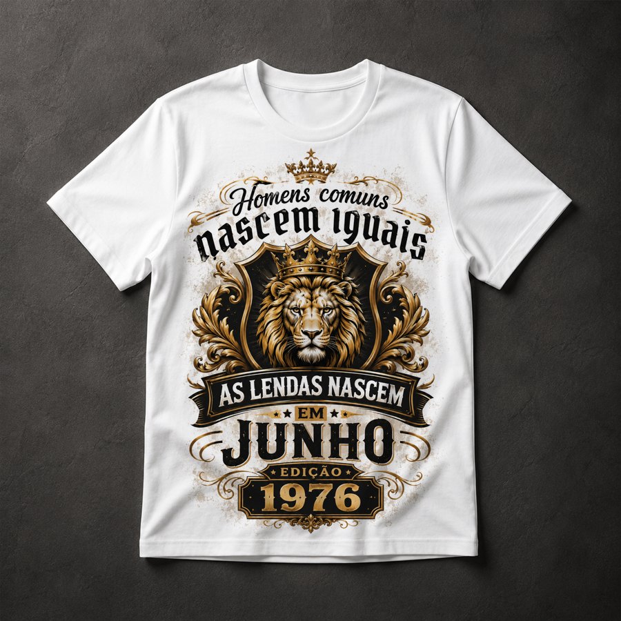 Camiseta Aniversário Lenda