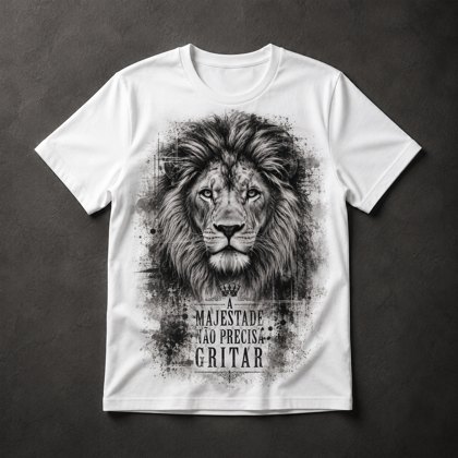 Camiseta Leão Majestade