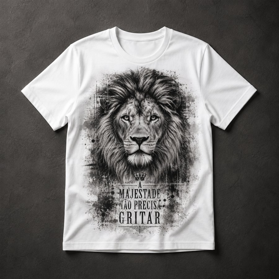 Camiseta Leão Majestade