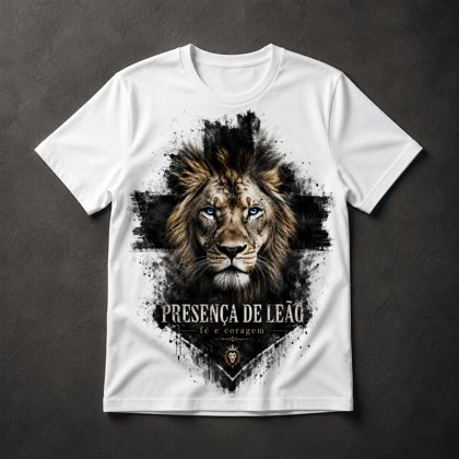 Camiseta Leão Fé
