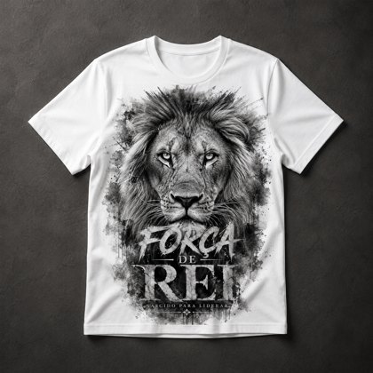 Camiseta Leão Rei