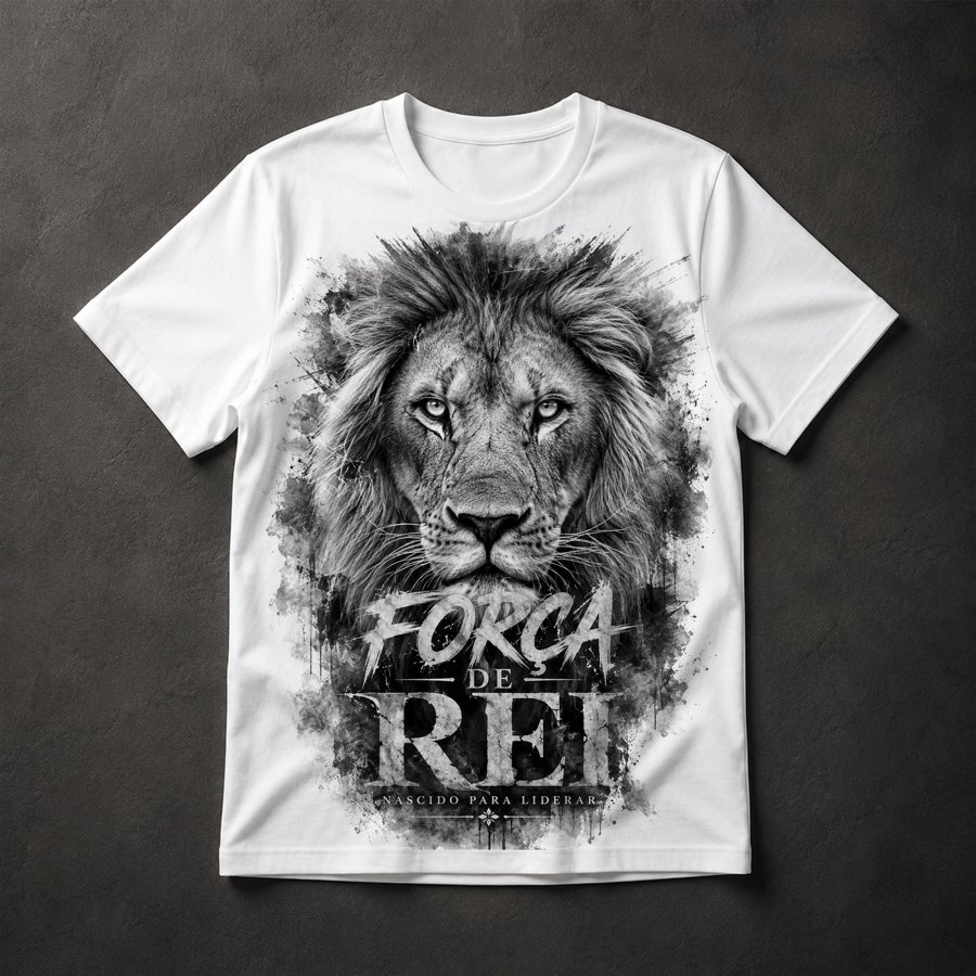 Camiseta Leão Rei