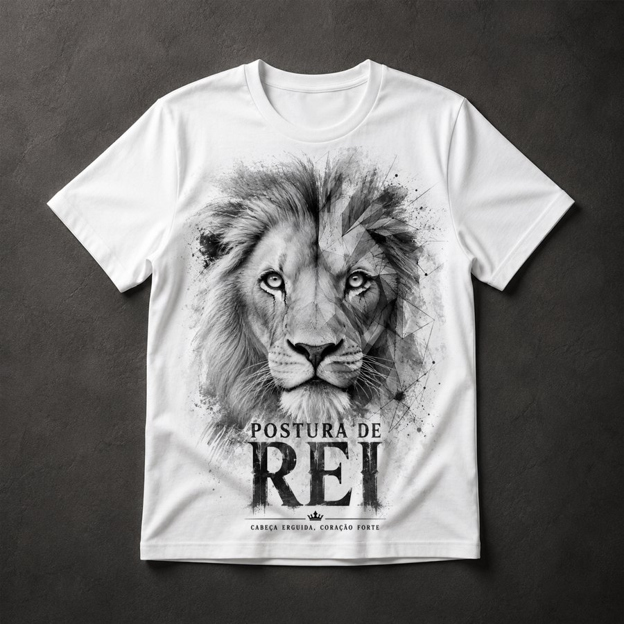 Camiseta Leão Rei
