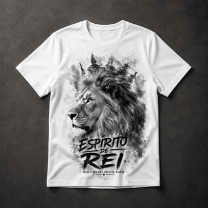 Camiseta Leão Rei