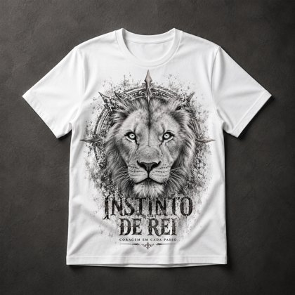 Camiseta Leão Rei