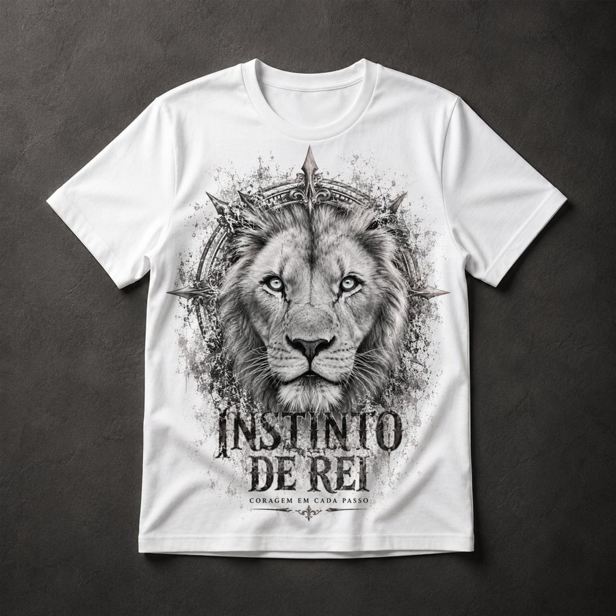 Camiseta Leão Rei