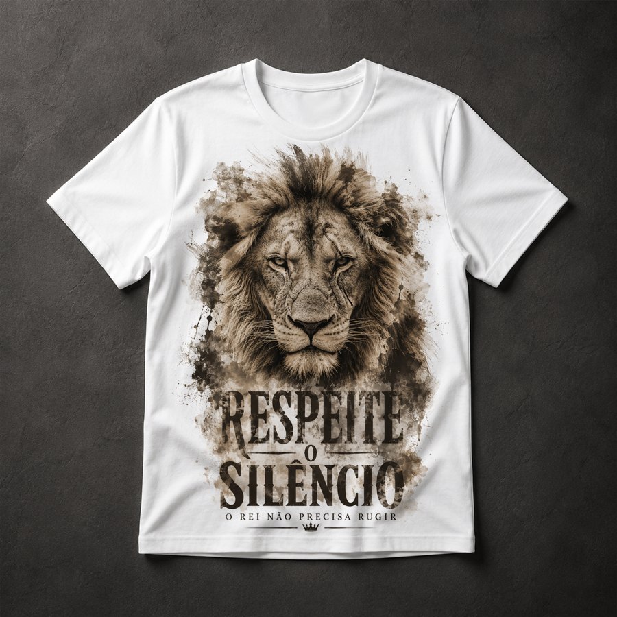 Camiseta Leão Motivacional