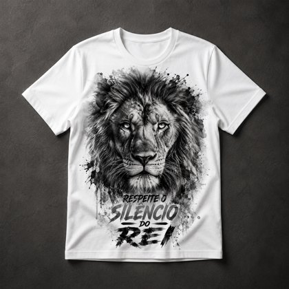 Camiseta Leão Rei