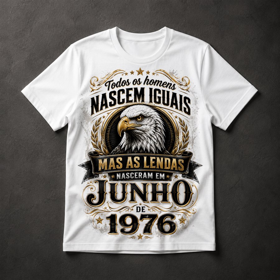 Camiseta Aniversário Lenda