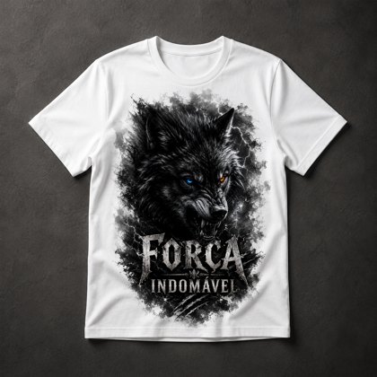 Camiseta Lobo Indomável