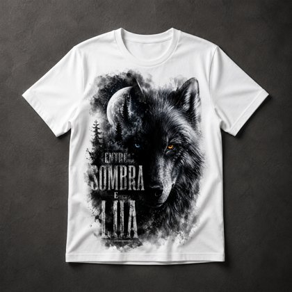 Camiseta Lobo Lua