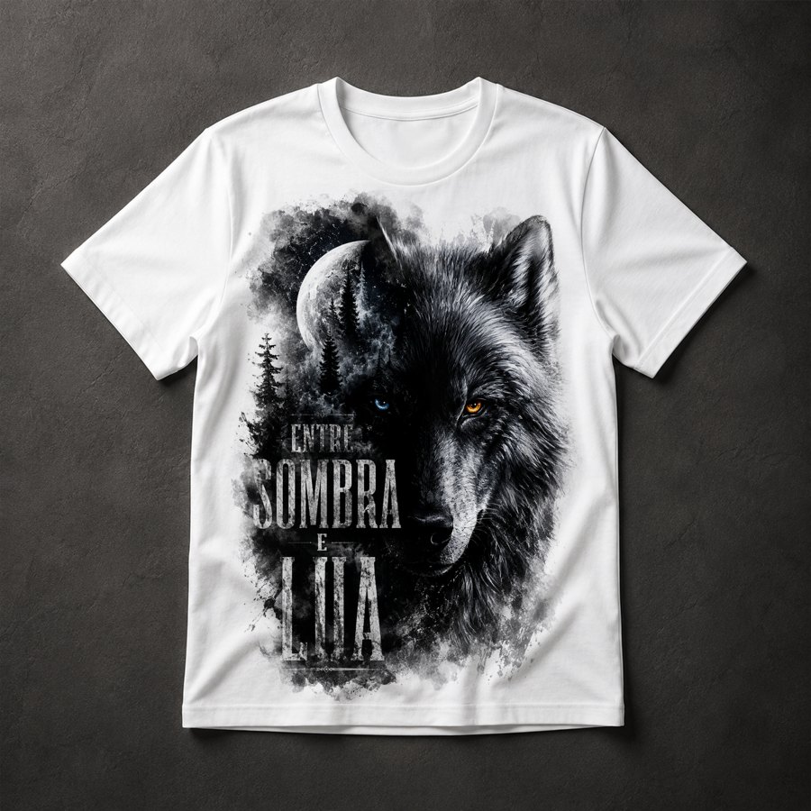 Camiseta Lobo Lua