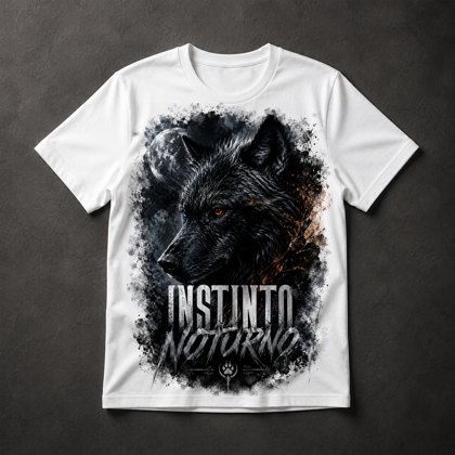 Camiseta Lobo Noturno