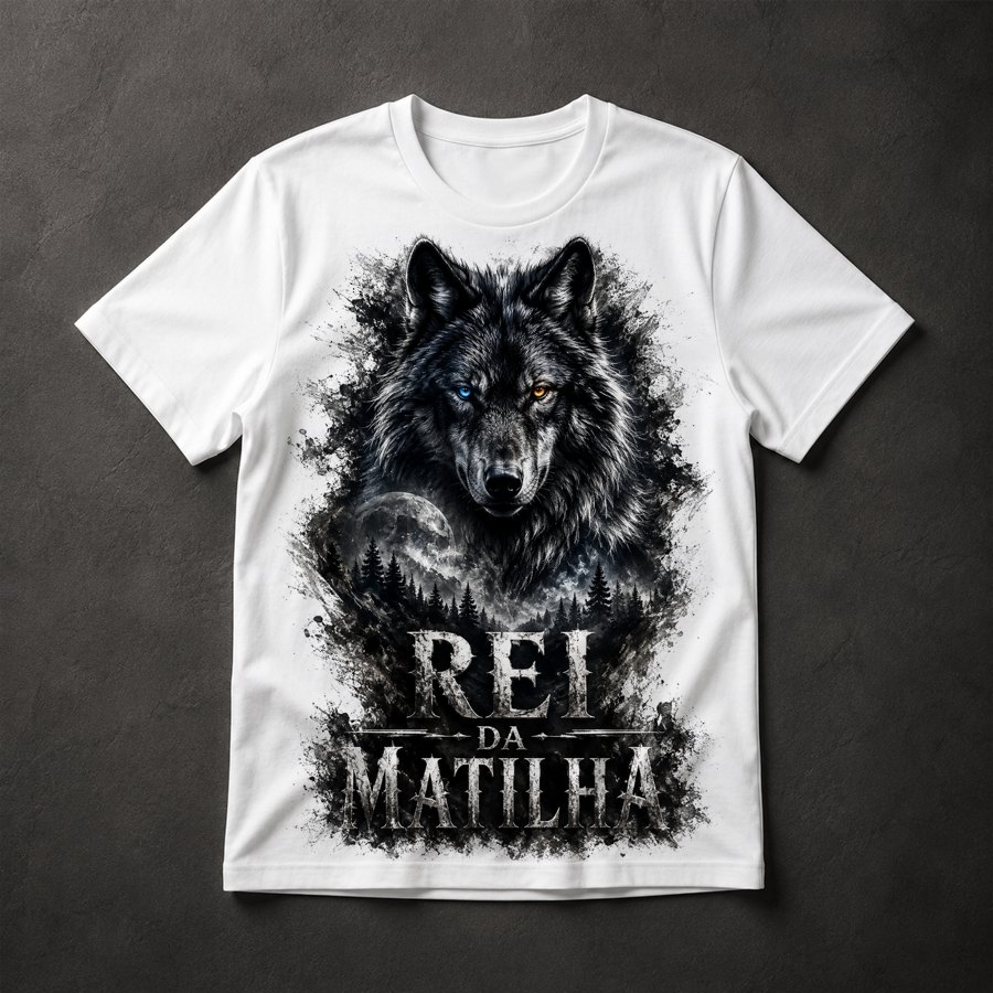 Camiseta Lobo Rei da Matilha