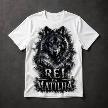 Camiseta Lobo Rei Matilha