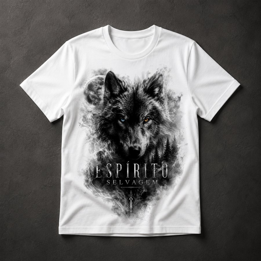 Camiseta Lobo Selvagem