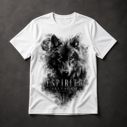 Camiseta Lobo Selvagem