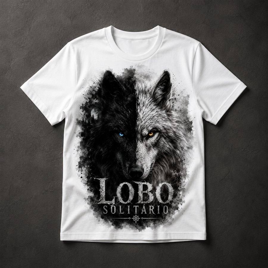 Camiseta Lobo Solitário