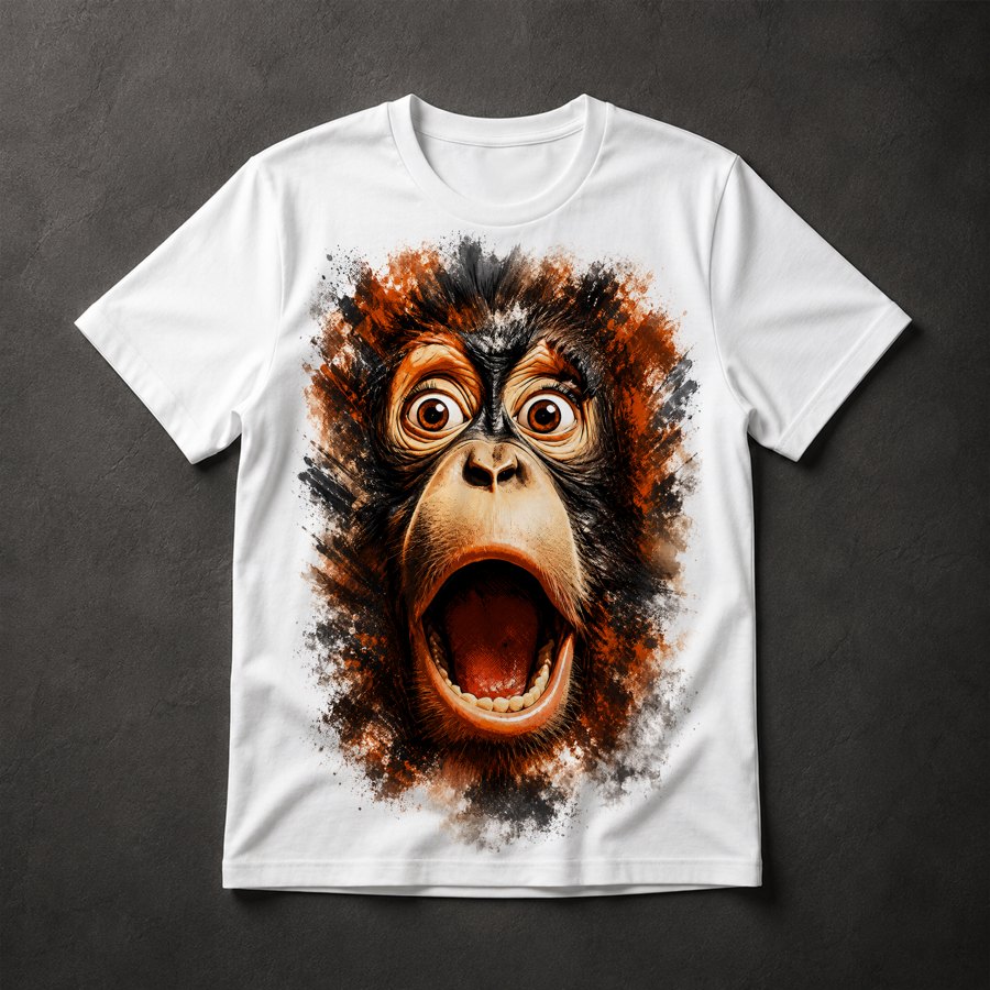 Camiseta Macaco Espantado