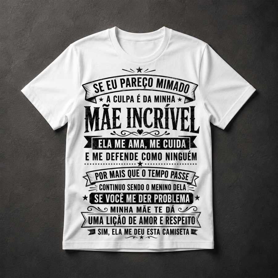 Camiseta Mãe Incrível