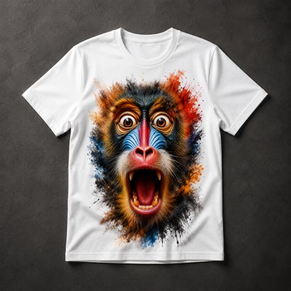 Camiseta Mandril Furioso