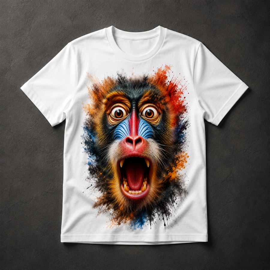 Camiseta Mandril Furioso