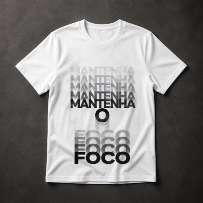 Camiseta Mantenha o Foco