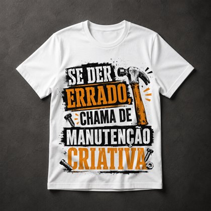 Camiseta Manutenção Criativa