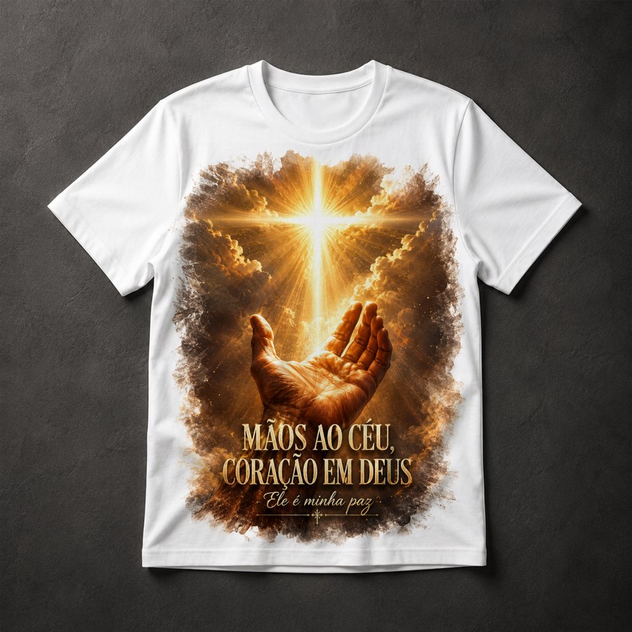 Camiseta Mãos ao Céu