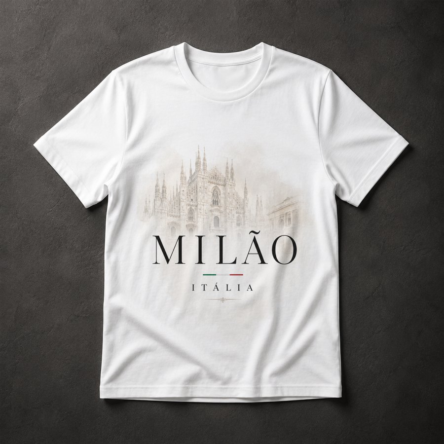 Camiseta Milão Itália
