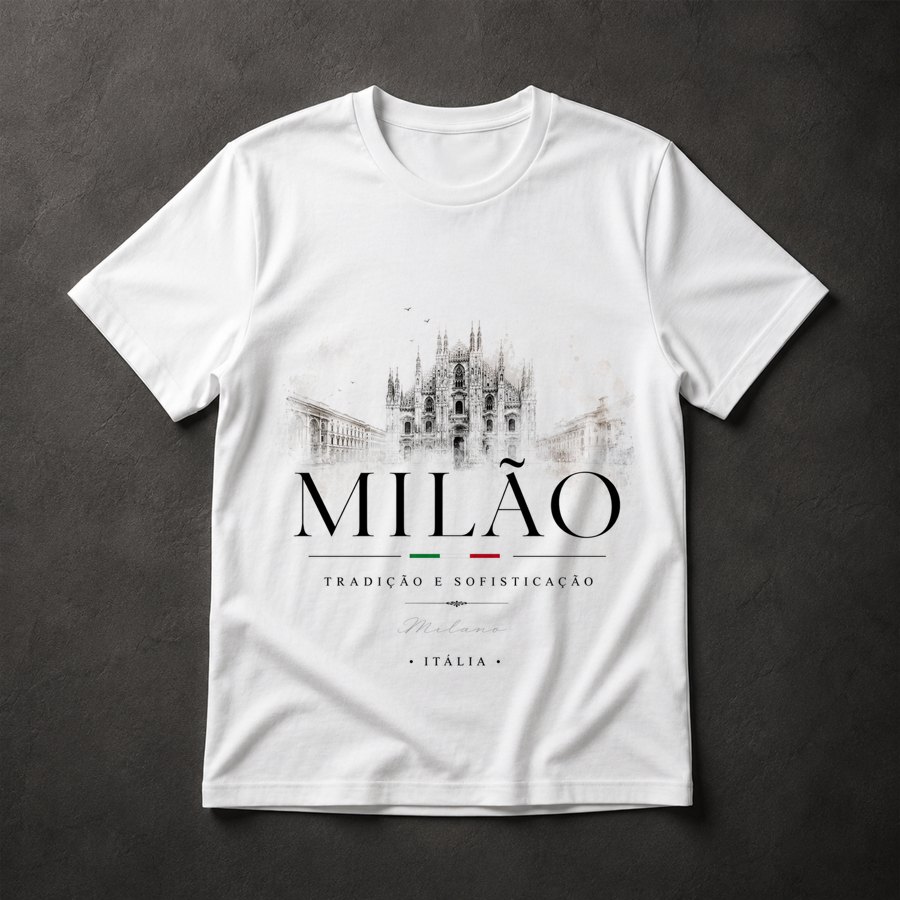 Camiseta Milão Itália