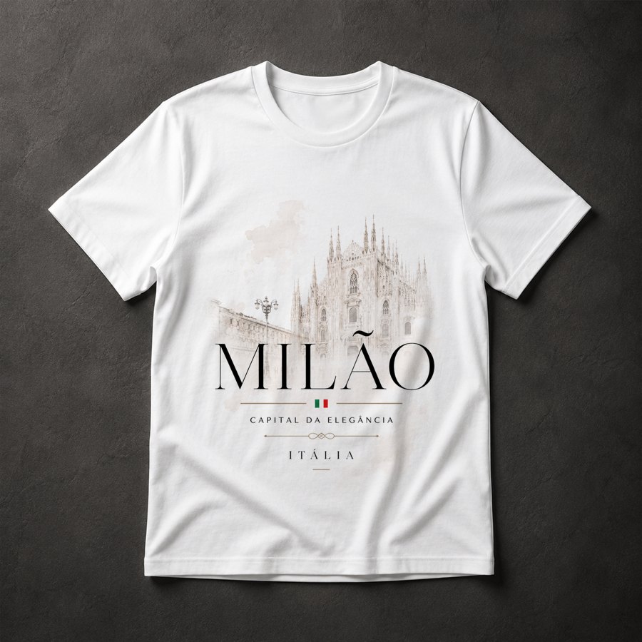 Camiseta Milão Itália