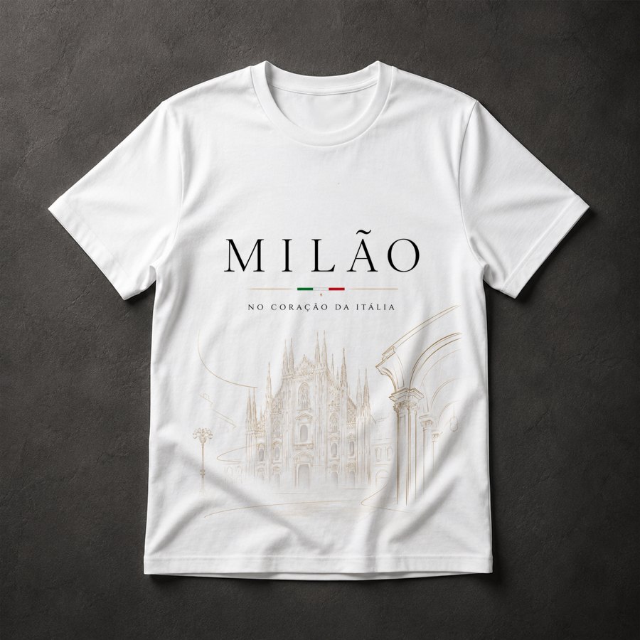 Camiseta Milão Itália