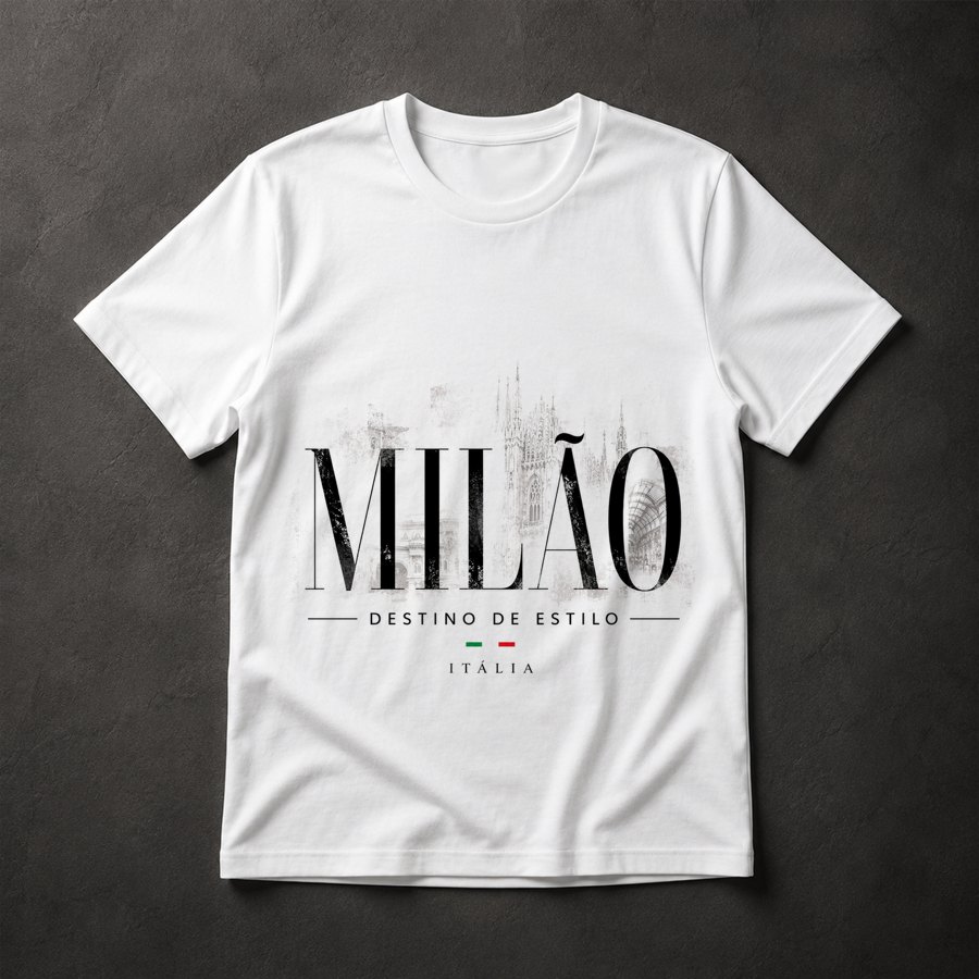 Camiseta Milão Itália