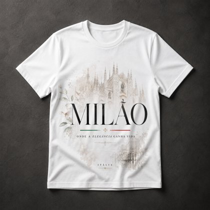 Camiseta Milão Itália
