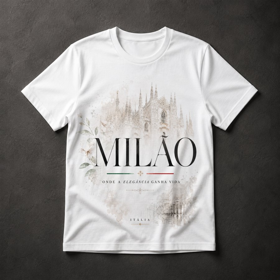 Camiseta Milão Itália