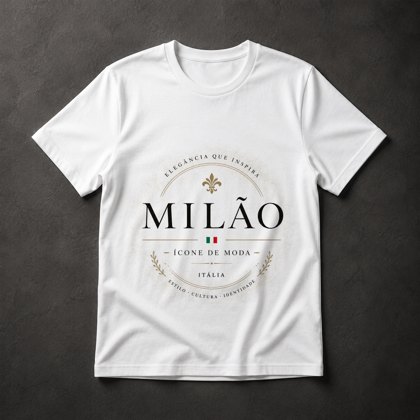 Camiseta Milão Moda Italia