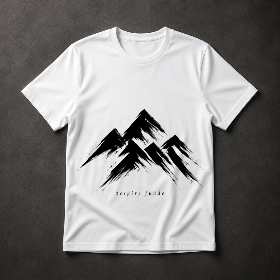 Camiseta Montanhas Minimalistas
