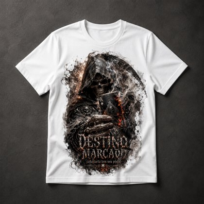 Camiseta Morte Baralho