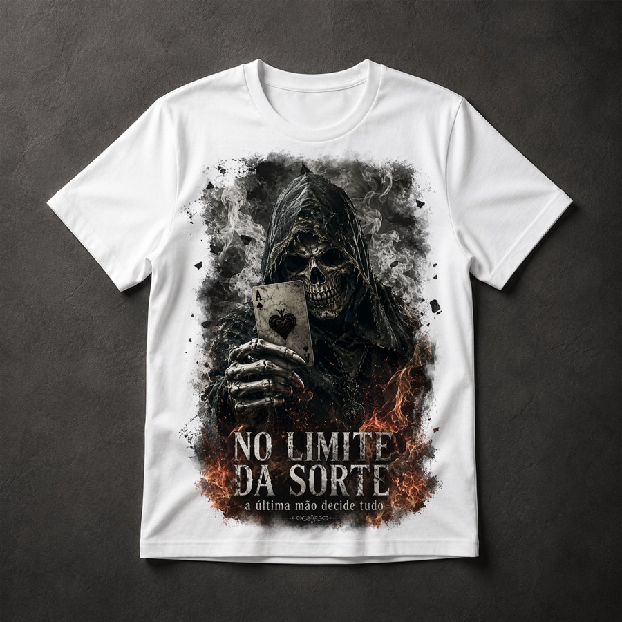 Camiseta Morte Carta Baralho