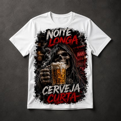 Camiseta Morte Cerveja Bar